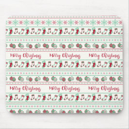 Uguler Weihnachts-Sweater-Pattern Urlaub Mousepad