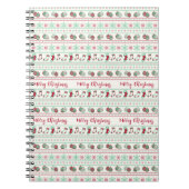 Uguler Weihnachts-Sweater-Pattern Urlaub Notizblock (Vorderseite)