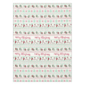 Uguler Weihnachts-Sweater-Pattern Urlaub Tischdecke (Vorderseite)