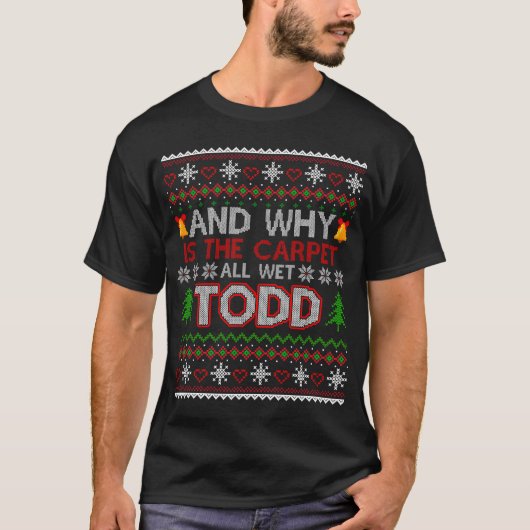 Uguler Weihnachtskraut Warum ist der Teppichboden  T-Shirt (Vorderseite)