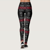 Uguler Weihnachtssüß - Granny Strick - Christlich Leggings (Rückseite)