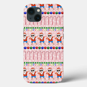 Ugules Weihnachts-Dabbing Santa On Red Case-Mate iPhone Hülle