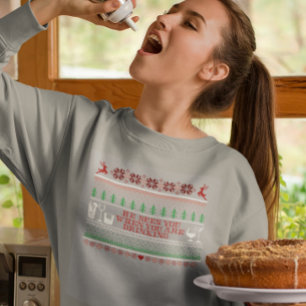 Ugules Weihnachtsgetränk Cocktail Funny Sweater Sweatshirt