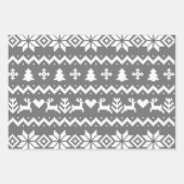 Ugules Weihnachtsmuster Geschenkpapier Set (Vorderseite 3)