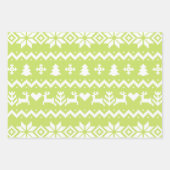 Ugules Weihnachtsmuster Geschenkpapier Set (Vorderseite 2)