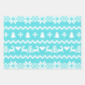 Ugules Weihnachtsmuster Geschenkpapier Set (Vorderseite)