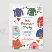 Ugules Weihnachtsweihnachtsgebäck lustig Einladung (Vorderseite)