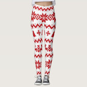 Ugulrote WeihnachtsLeggings Leggings (Vorderseite)