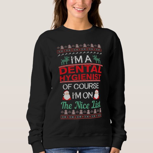 Ugulwein Sweater Zahnhygienist Funny Chri Sweatshirt (Vorderseite)