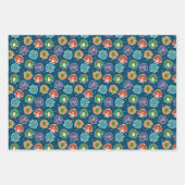 Ugulwein Weihnachten Sweater Santa Dogs Funny Gift Geschenkpapier Set (Vorderseite 2)