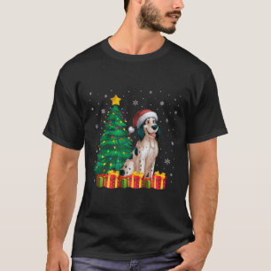Ugus English Setter Weihnachtsmannmütze Weihnachts T-Shirt
