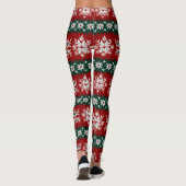 Ugus Weihnachts Sweater rot und grün Leggings (Rückseite)
