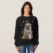 Ugusweihnachtliche Katzenbaum - Funny Xmas Cat G Sweatshirt (Vorne ganz)