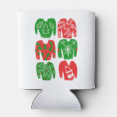 Ugusweihnachtliche Sweaters Holiday Pattern Dosenkühler (Rückseite)