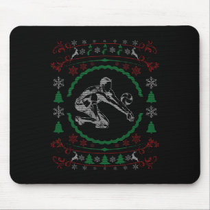 Ugusweihnachtliche Volleyball Funny Xmas Mousepad