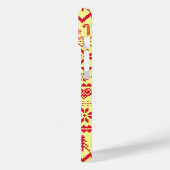 Ugusweihnachtliches Abstraktes Muster Case-Mate iPhone Hülle (Rückseite / Links)