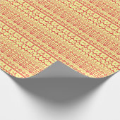 Ugusweihnachtliches Abstraktes Muster Geschenkpapier (Ecke)