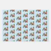 Ugy Christmas Sweater Funny Cat Geschenkpapier Set (Vorderseite 3)