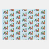 Ugy Christmas Sweater Funny Cat Geschenkpapier Set (Vorderseite)