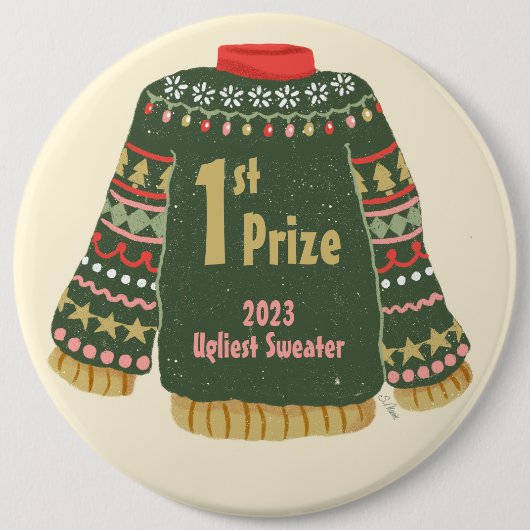 Ugy Christmas Sweater Prize Button (Vorderseite)