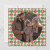 Ugy Christmas Sweaters CUSTOM FOTO Feiertagskarte (Vorderseite)