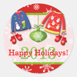 Ugy Christmas Sweaters Happy Holidays Sticker 4