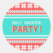 Ugy Sweater Christmas Party Sticker (Vorderseite)