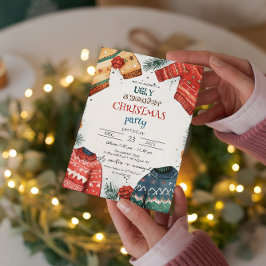 Ugy Sweater Colorful Weihnachts-Party Einladung