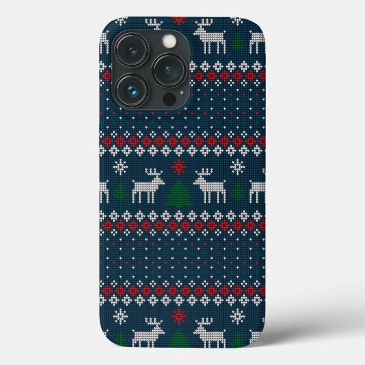 Ugy Sweater Weihnachtsgebäck Strick Pattern Case-Mate iPhone Hülle (Rückseite)