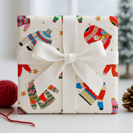 Ugy Sweaters Holiday Wrapping Paper Geschenkpapier