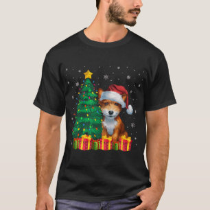 Ugy Toy Fox Terrier Weihnachtsmannmütze Weihnachts T-Shirt