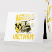 Uh1 Huey Helicopter 1st Cavalry Division Vietnam V Karte (Gelbe Blume)