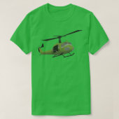 UH1 Huey Helicopter Pilot T-Shirt (Design vorne)