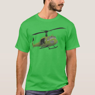 UH1 Huey Helicopter Pilot T-Shirt