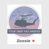 UH-1 Huey Helicopter Aufkleber (Blatt)