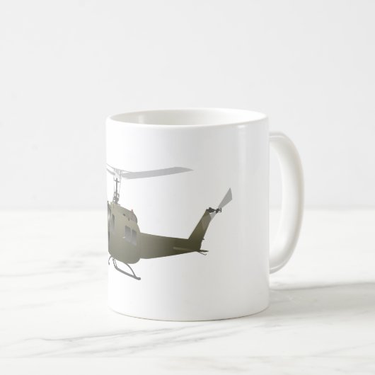 UH-1 Huey Helicopter Kaffeetasse (VorderseiteRechts)