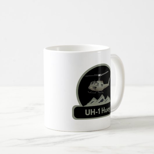 UH-1 Huey-Hubschrauber Kaffeetasse (VorderseiteRechts)