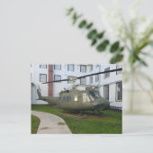 UH-1 Huey Hubschrauber Postkarte (Stehend Vorderseite)