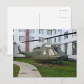 UH-1 Huey Hubschrauber Postkarte (Vorne/Hinten)