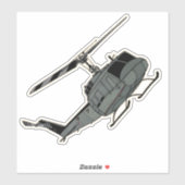 UH-1, Huey, Militärhubschrauber Aufkleber (Blatt)