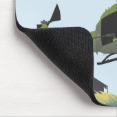 UH-1 Huey Military Mouse Pad Mousepad (Ecke)