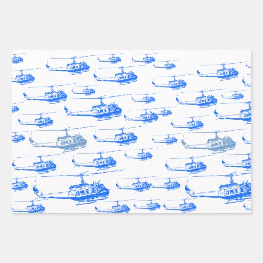 UH-1H-Hubschrauber Geschenkpapier Set (Vorderseite 3)