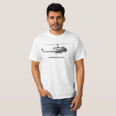 UH-1H Huey Hubschrauber T-Shirt (Vorne ganz)