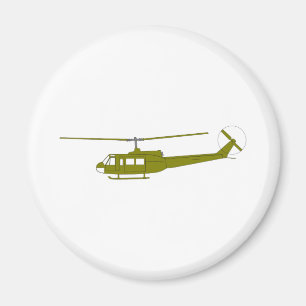UH-1H 'Huey' Utility Helicopter Magnet