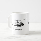 UH-1H Irokese-Hubschrauber Kaffeetasse (Vorderseite Links)