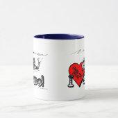 UH-1N I Liebe rutscht Wecker-Tasse Tasse (Zentrum)