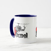 UH-1N I Liebe rutscht Wecker-Tasse Tasse (Vorderseite Links)