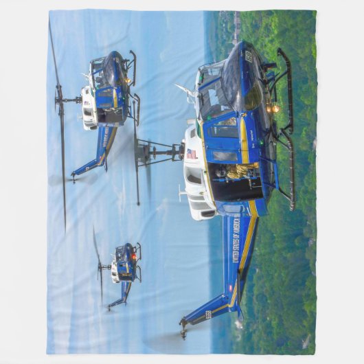 UH-1N IROQUOIS FLEECEDECKE (Vorderseite)