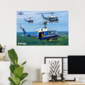 UH-1N IROQUOIS POSTER (Heimbüro)