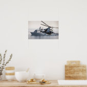 UH-1N Twin Huey Helicopter Poster (Küche)
